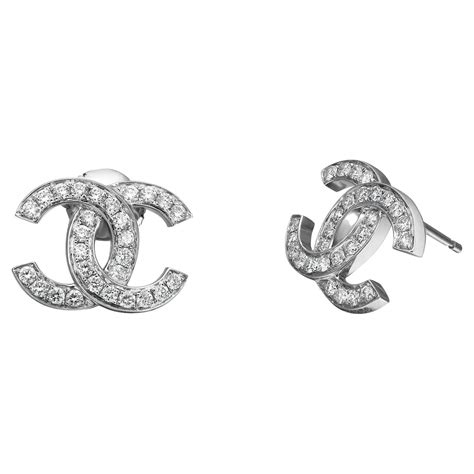 chanel double sided ear studs|chanel pendant earrings.